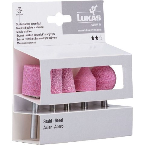 ZESTAW ŚCIERNIC TRZPIENIOWYCH LUKAS DO STALI