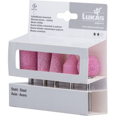 ZESTAW ŚCIERNIC TRZPIENIOWYCH LUKAS DO STALI