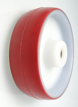 KOŁO TWORZYWO+POLIURETAN 160MM BEZ OBUDOWY 41BC+OŚKA