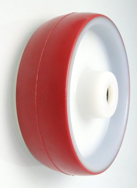 KOŁO TWORZYWO+POLIURETAN 160MM BEZ OBUDOWY 41BC+OŚKA