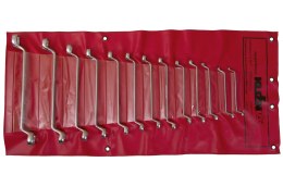 KOMPLET KLUCZY OCZKOWO-WYGIĘTYCH 13SZT 8-32MM RWKB