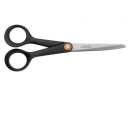 NOŻYCZKI UNIWERSALNE, 17 CM, CZARNE