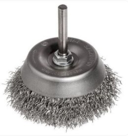 SZCZOTKA DOCZOŁOWA DRUT STALOWY TRZPIEŃ 6MM, FI50MM