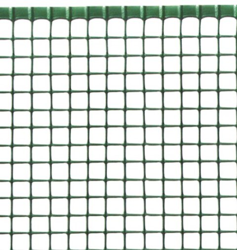 SIATKA PVC KWADRA 20 OCZKO 15MM 1.0M*50MB ZIELONA