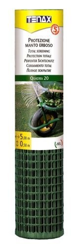 SIATKA PVC KWADRA 20 OCZKO 15MM 1.0M*50MB ZIELONA