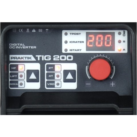 SPAWARKA INWERTOROWA PRAKTIK TIG 200 DIGITAL