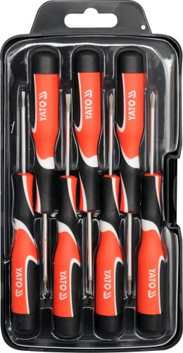 ZESTAW WKRĘTAKÓW PRECYZYJNYCH PŁASKIE, KRZYŻA.I TORX 7 SZTUK