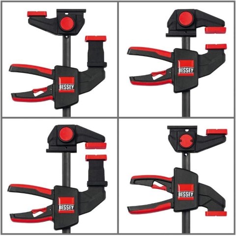 ŚCISK STOŁOWY DO SZYN PROWADZĄCYCH JEDNORĘCZNY, 2SZT.