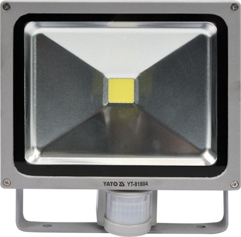 REFLEKTOR DIODOWY Z CZUJNIKIEM RUCHU 30W 2100LM COB