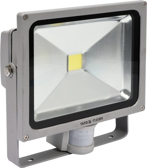 REFLEKTOR DIODOWY Z CZUJNIKIEM RUCHU 30W 2100LM COB