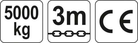 WCIĄGNIK ŁAŃCUCHOWY 5.0T