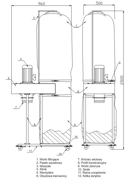 ZESTAW ODCIAGU TROCIN ZOT-1