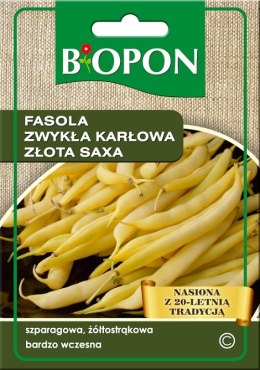 FASOLA - ZWYKŁA KARŁOWA ZŁOTA.. SAXA (ŻÓŁTOSTRĄKOWA) 25G