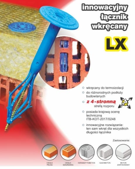 KOŁEK DO TERMOIZOLACJI LX 10*220MM