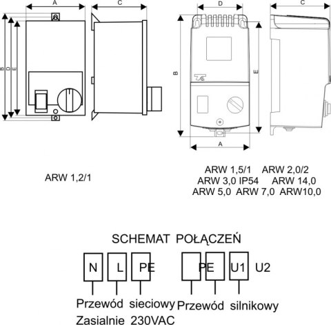 REGULATOR ARW 1.5 IP 54