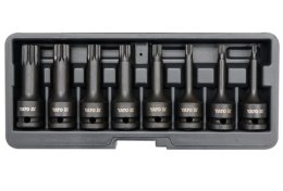 ZESTAW UDAROWYCH KLUCZY TRZPIENIOWYCH SPLINE 8 CZĘŚCI