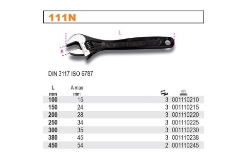 KLUCZ PŁASKI NASTAWNY ZE SKALĄ 3080MM