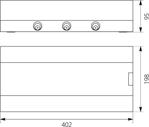 ROZDZIELNICA MODUŁOWA 1X18 NATYNKOWA IP40 SRN-18 1.5