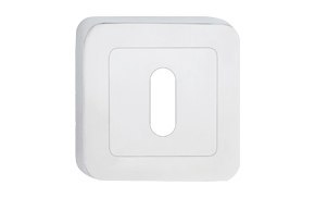 SZYLD KWADRAT ZAOKRĄGLONY NA KLUCZ CHROM