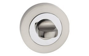 SZYLD NAKRĘCANY OKRĄGŁY WC NIKIEL-CHROM