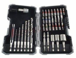 ZESTAW BITÓW I WIERTEŁ DO DREWNA HEX PRO-MIX WOOD 35 SZT