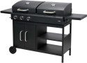GRILL 2W1, GAZOWY + WĘGLOWY, 8.6KW