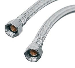 WĘŻYK W OPLOCIE ZE STALI NIERDZ GWINT WEW./WEW. 20CM 3/8*3/8