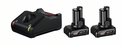 ZESTAW STARTOWY 12V 2*6,0AH + ŁADOWARKA GAL12V-40