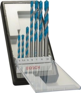 ZESTAW WIERTEŁ CYL-9 FI 5, 5.5, 6, 6, 7, 8,10 7SZT.