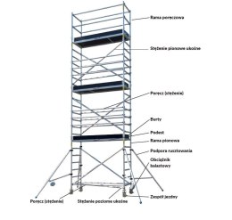 STĘŻENIE UKOŚNE POZIOME 2.2M 311.09