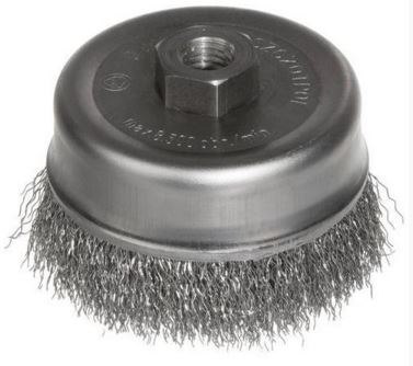SZCZOTKA DOCZOŁOWA DRUT KWASOODPORNY M-14, FI100MM