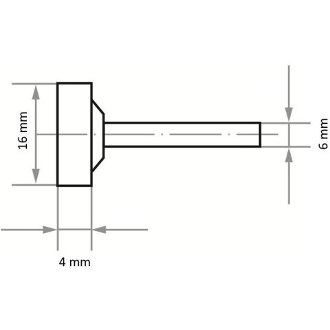 ŚCIERNICA TRZPIENIOWA ZY2 WALCOWA ZY2 1604.06 EKR 60 N V4