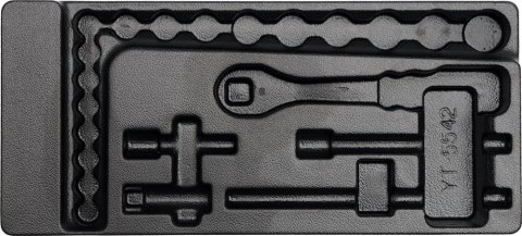 WKŁAD DO SZUFLADY ZESTAW KLUCZY NASADOWYCH 3/8'' PUSTY