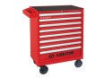 WÓZEK WARSZTATOWY 8 SZUFLAD + 190 NARZĘDZI CZERWONY