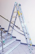 DRABINA ALUMINIOWA 3-ELEMENTOWA 954CM 14+14+14 SZCZEBLI