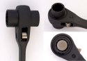 DWUSTRONNY KLUCZ NASADKOWY Z GRZECHOTKĄ 30*32MM, DŁ. 402MM