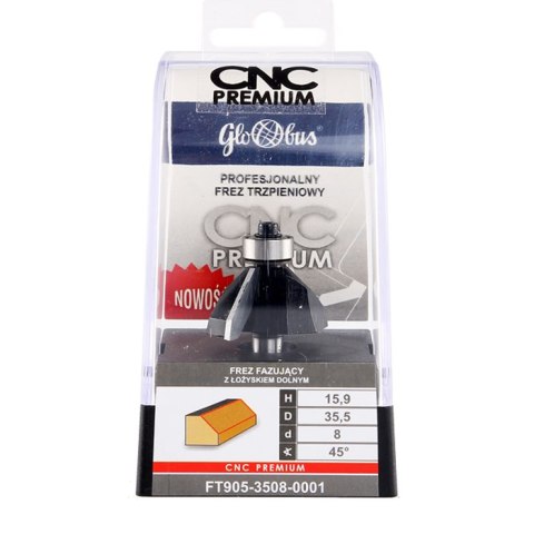 FREZ TRZPIENIOWY CNC PREMIUM FAZUJĄCY 44.4*22.2*12 45ST