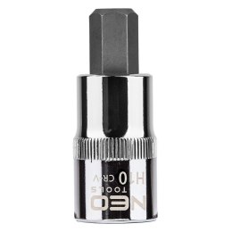 KOŃCÓWKA SZEŚCIOKĄTNA NA NASADCE 1/2'' H10*55MM