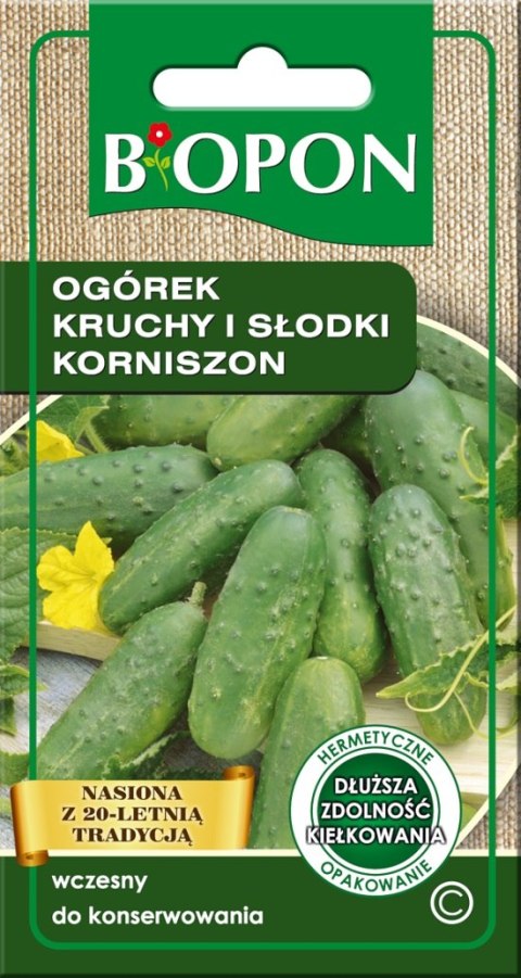 OGÓREK KRUCHY I SŁODKI KORNISZON 2G