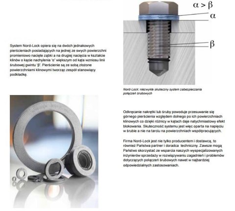 PODKŁADKA SAMOKLINUJĄCA M10 DP AN133 NORD-LOCK / KPL
