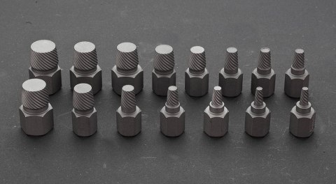 WKRĘTAKI DO ZERWANYCH ŚRUB ZESTAW 15SZT