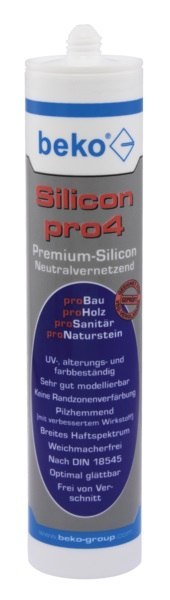 SILICON UNIVERSALNY 310ML SREBRNY ALUMINIUM PRO4