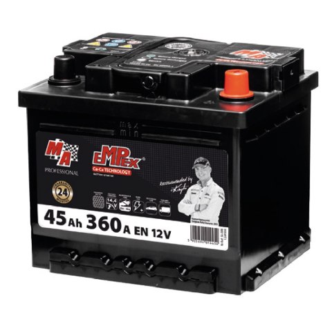 AKUMULATOR MA PROFESSIONAL EMPEX MAE 545 R 45AH / 360A / LB1
