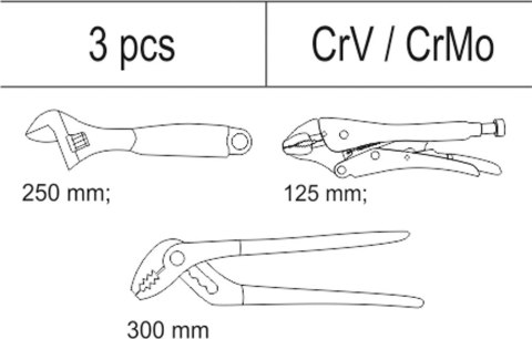 WKŁAD DO SZUFLADY ZESTAW SZCZYPIEC 3CZ