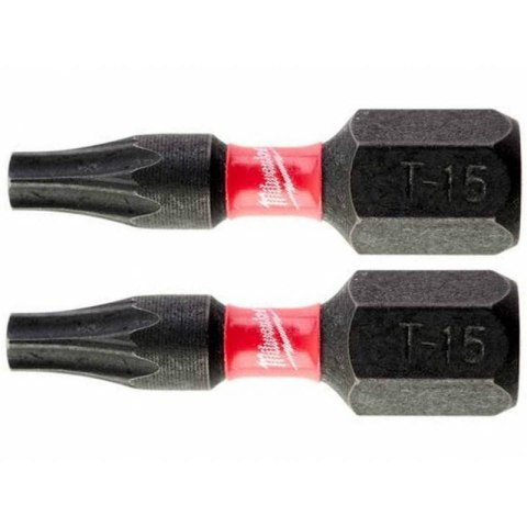 BIT, GROT, KOŃCÓWKA TORX TX15 25MM 2 SZT.