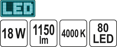 OPRAWA SUFITOWA LED 18W 300*300*15MM