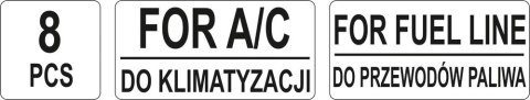 ZESTAW DO ROZŁĄCZANIA PRZEWODÓW PALIWOWYCH KPL.
