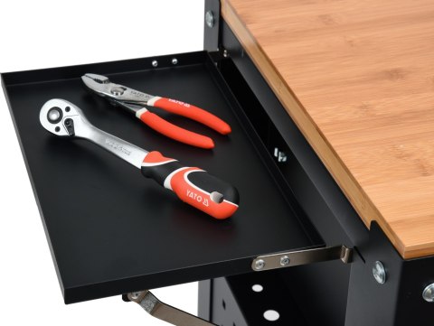 SZAFKA SERWISOWA NA KÓŁKACH + NARZEDZIA 162 CZĘŚCI