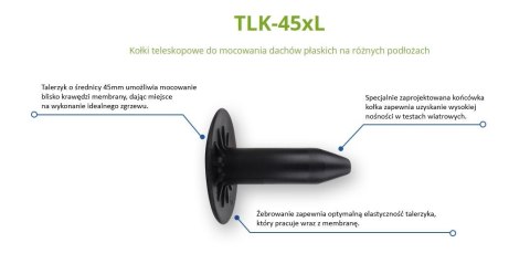 TULEJA TELESKOPOWA 45*185MM