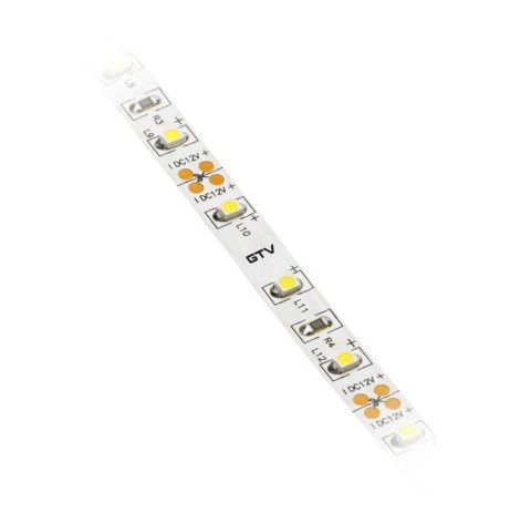 TAŚMA FLASH 3528 300LED BIAŁY CIEPŁY 24W IP20 8MM 5M 12V